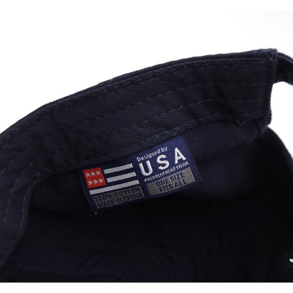 President Trump 2020 Keep America Great Strapback Hat Baseball Dad Cap Blue USA - Picture 8 of 8